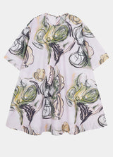 JNBY Kleid im Allover-Muster Watercolor-Style WHITE MIXED