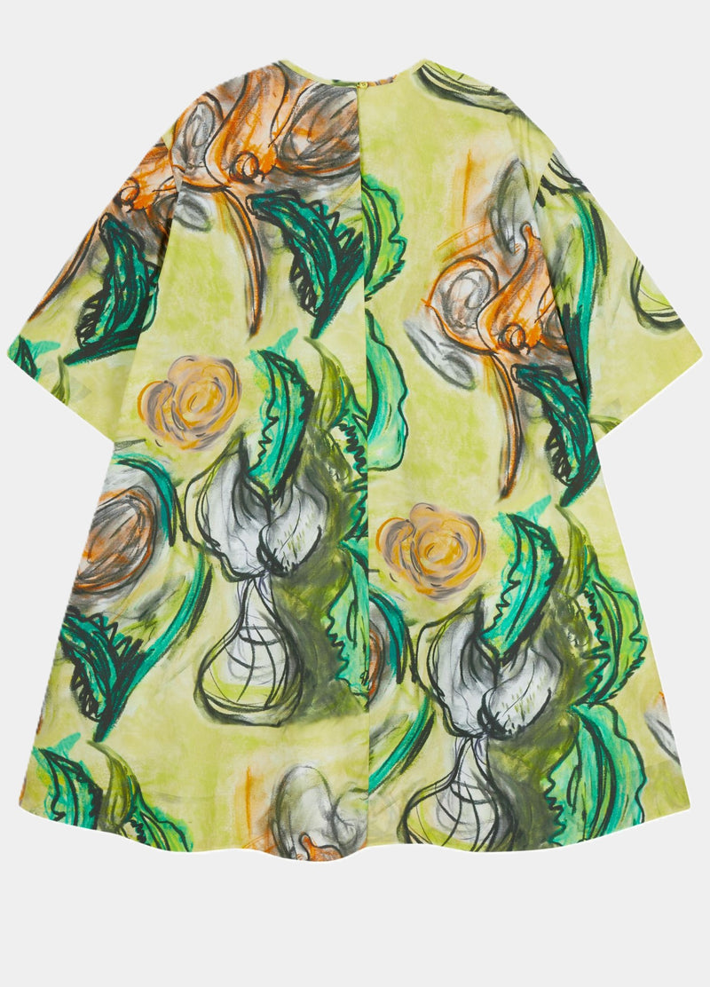 JNBY Kleid im Allover-Muster Watercolor-Style YELLOW MIXED