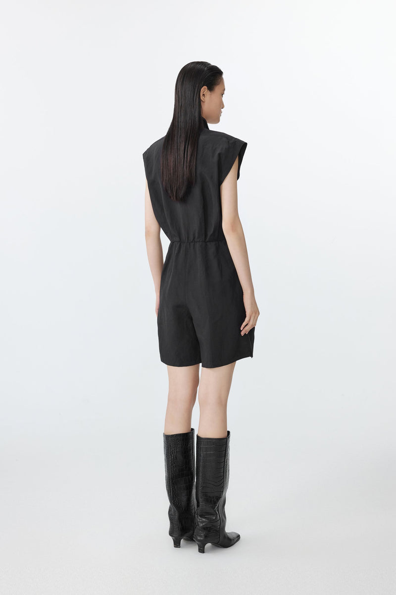 JNBY moderner Jumpsuit mit Eingriffstaschen BLACK