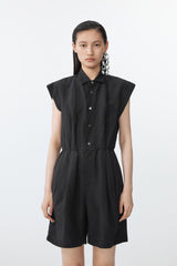 JNBY moderner Jumpsuit mit Eingriffstaschen BLACK