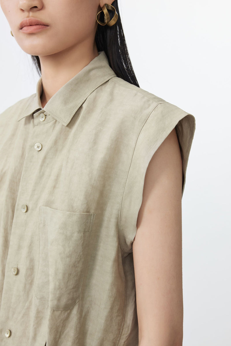 JNBY moderner Jumpsuit mit Eingriffstaschen KHAKI