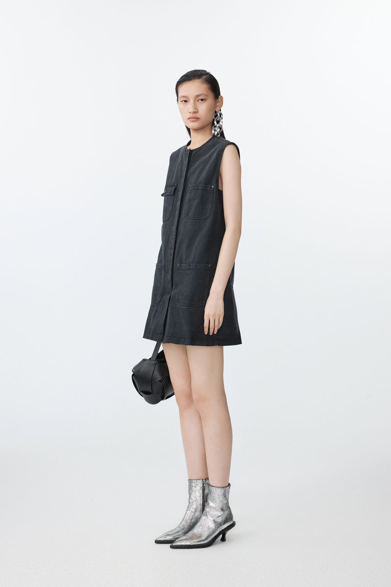 JNBY Jumpsuit Kleid-Optik trifft auf lässigen Hosenschnitt BLACK