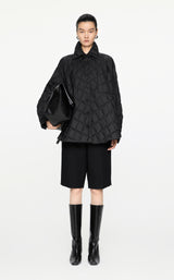 Damen Oversize Steppjacke mit Daunenfüllung – Leicht