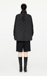 Damen Oversize Steppjacke mit Daunenfüllung – Leicht