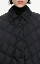 Damen Oversize Daunenjacke mit Gummiband