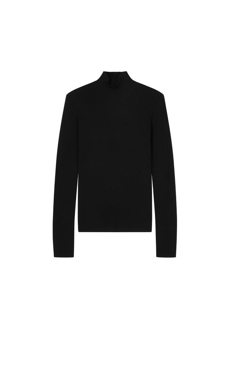 Damen eleganter Slim Sweater in BLACK