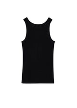 Damen Slim Stricktop mit edlem Kashmere Schwarz