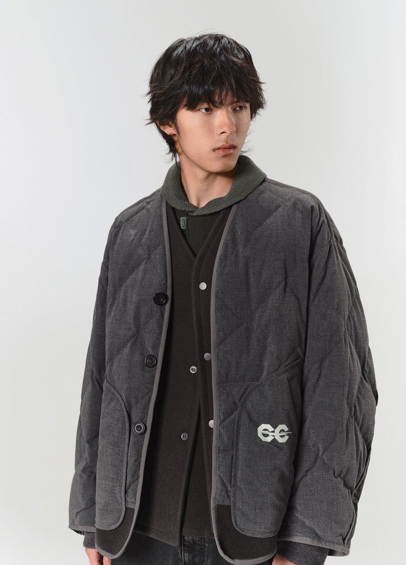 Two-in-one jacket BLUE-GREY