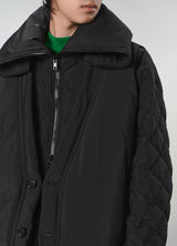 Two-in-one jacket BLACK