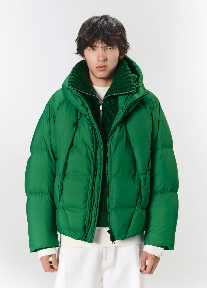 Warm down jacket GREEN