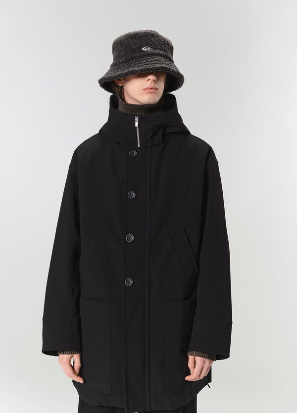 Two-in-one parka BLACK