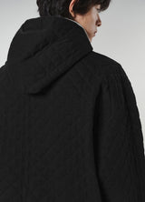 Cotton hoodie BLACK