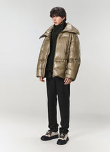Down quilted jacket CAPPUCINO