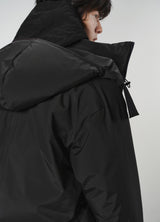 Warm down jacket BLACK