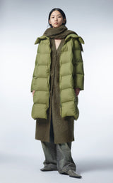 Daunenmantel OLIVE