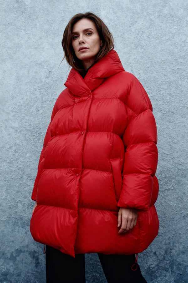 Daunenmantel RED