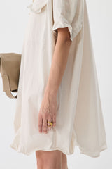 JNBY modernes Kleid mit einem ballonartigen Saum WHITE