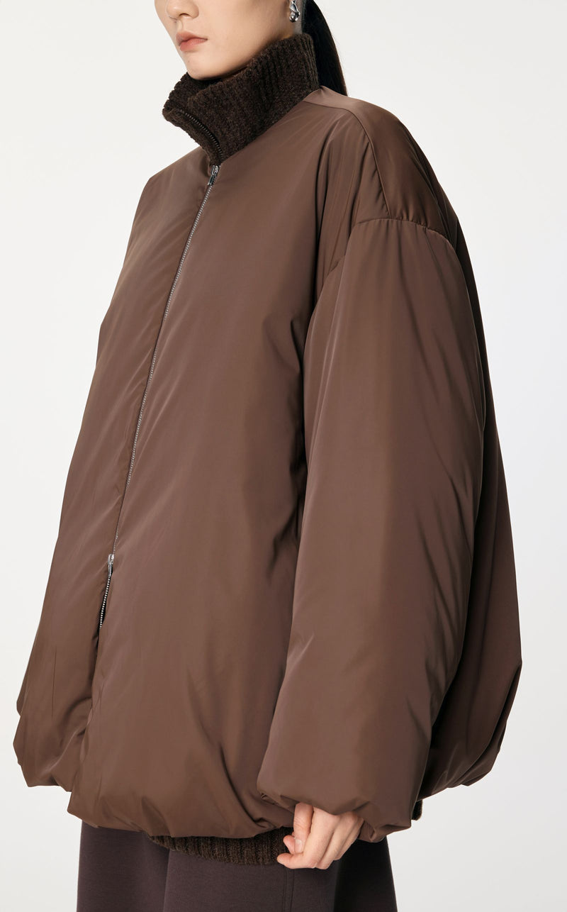 Damen Oversized Daunenjacke mit Daunenfüllung