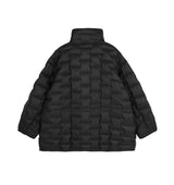 Damen Regular Daunenjacke mit versetzter Blocksteppung Schwarz JNBY