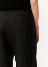 Damen Loose Hose mit Falten & Taschen Grau