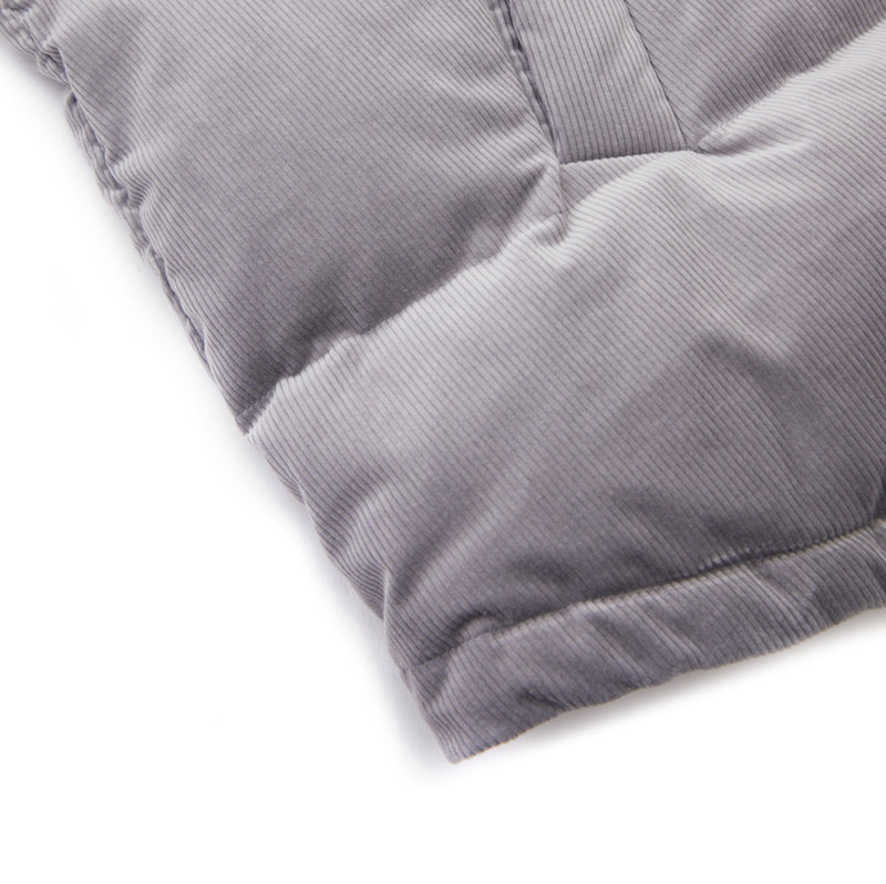 Damen Boxy Daunenjacke mit Knopfleiste & Zwei-Wege-Reißverschluss