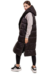 Lightweight down vest BLACK