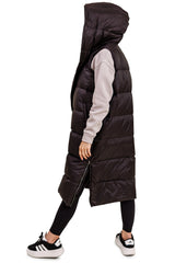 Lightweight down vest BLACK