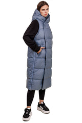 Lightweight down vest SKYBLUE
