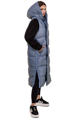 Lightweight down vest SKYBLUE