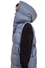 Lightweight down vest SKYBLUE