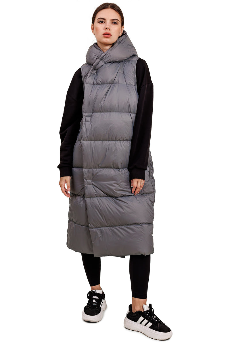Leichtdaunenweste  GREY