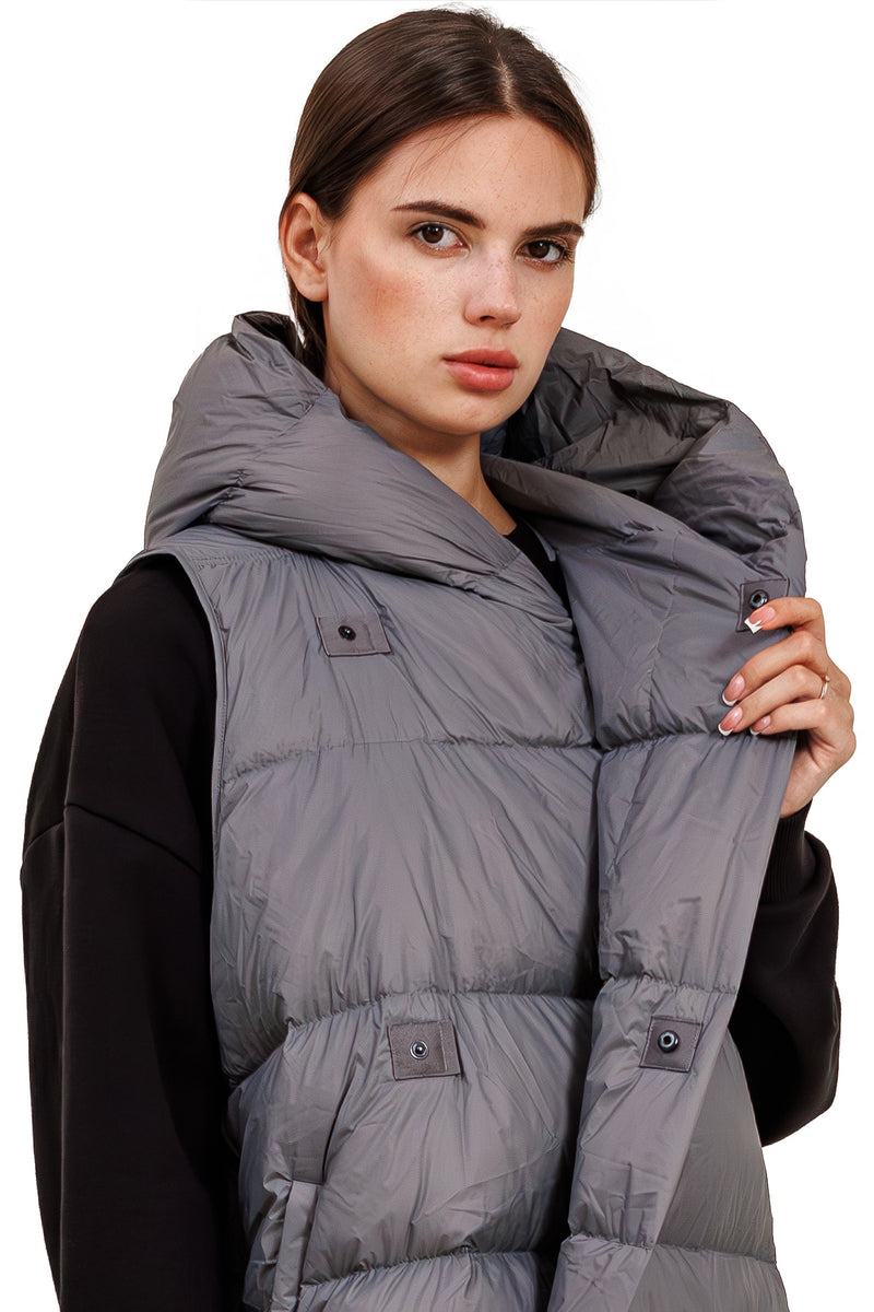 Leichtdaunenweste  GREY