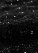 JNBY Schwarze Tweed-Jacke – Strukturierte Overshirt-Silhouette