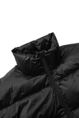 Damen Oversize Daunenmantel mit Stehkragen Schwarz JNBY