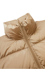 Damen Oversize Daunenmantel mit Stehkragen Gold JNBY