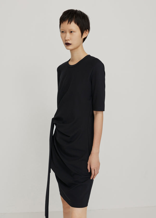 Jersey dress BLACK