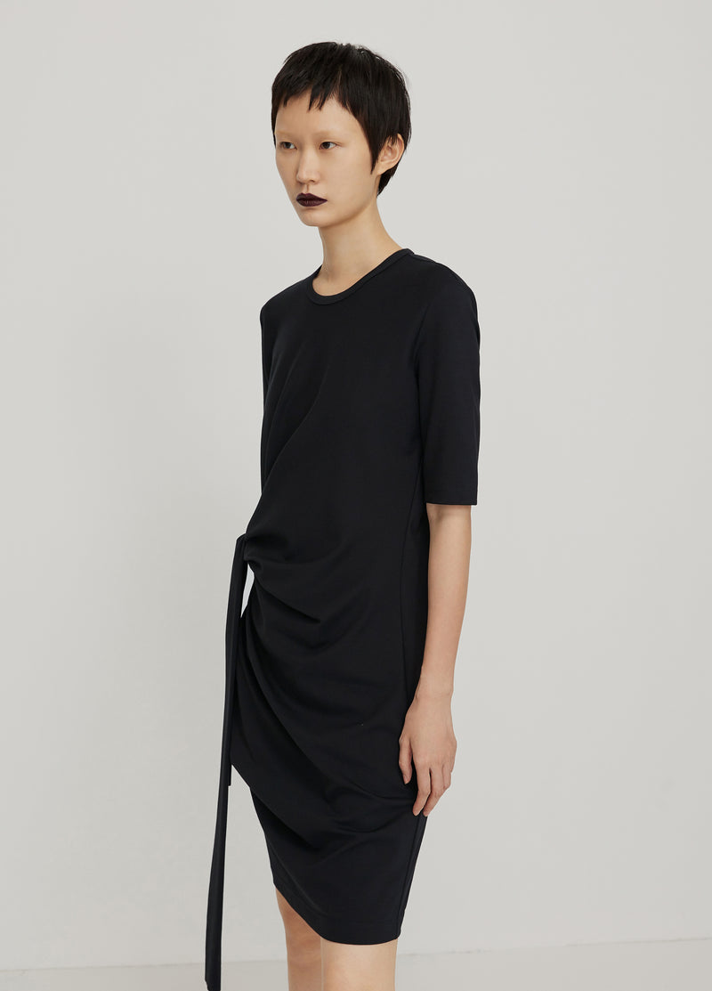 Jersey-Kleid BLACK