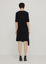 Jersey-Kleid BLACK
