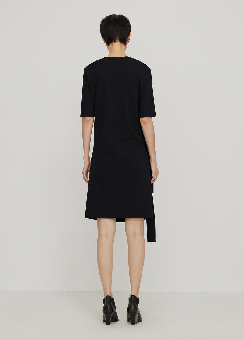 Jersey-Kleid BLACK