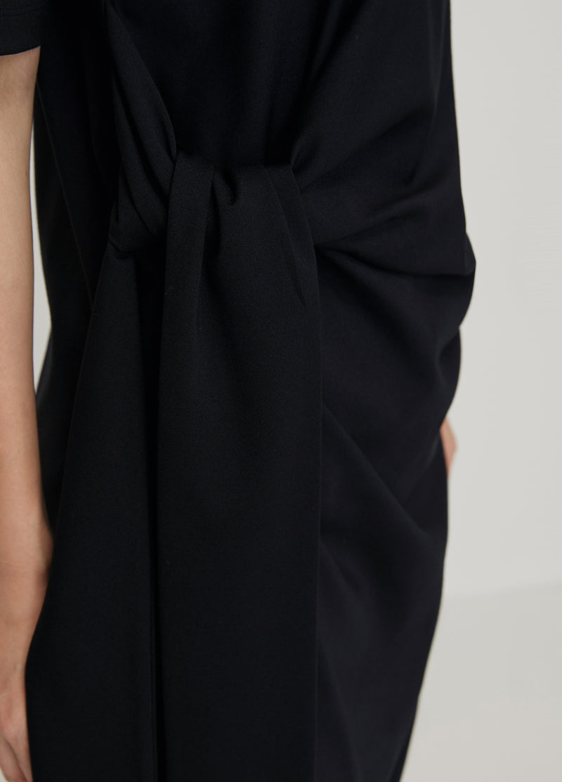 Jersey-Kleid BLACK