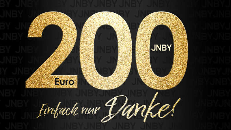 200€ Gutschein. Einfach nur Danke!